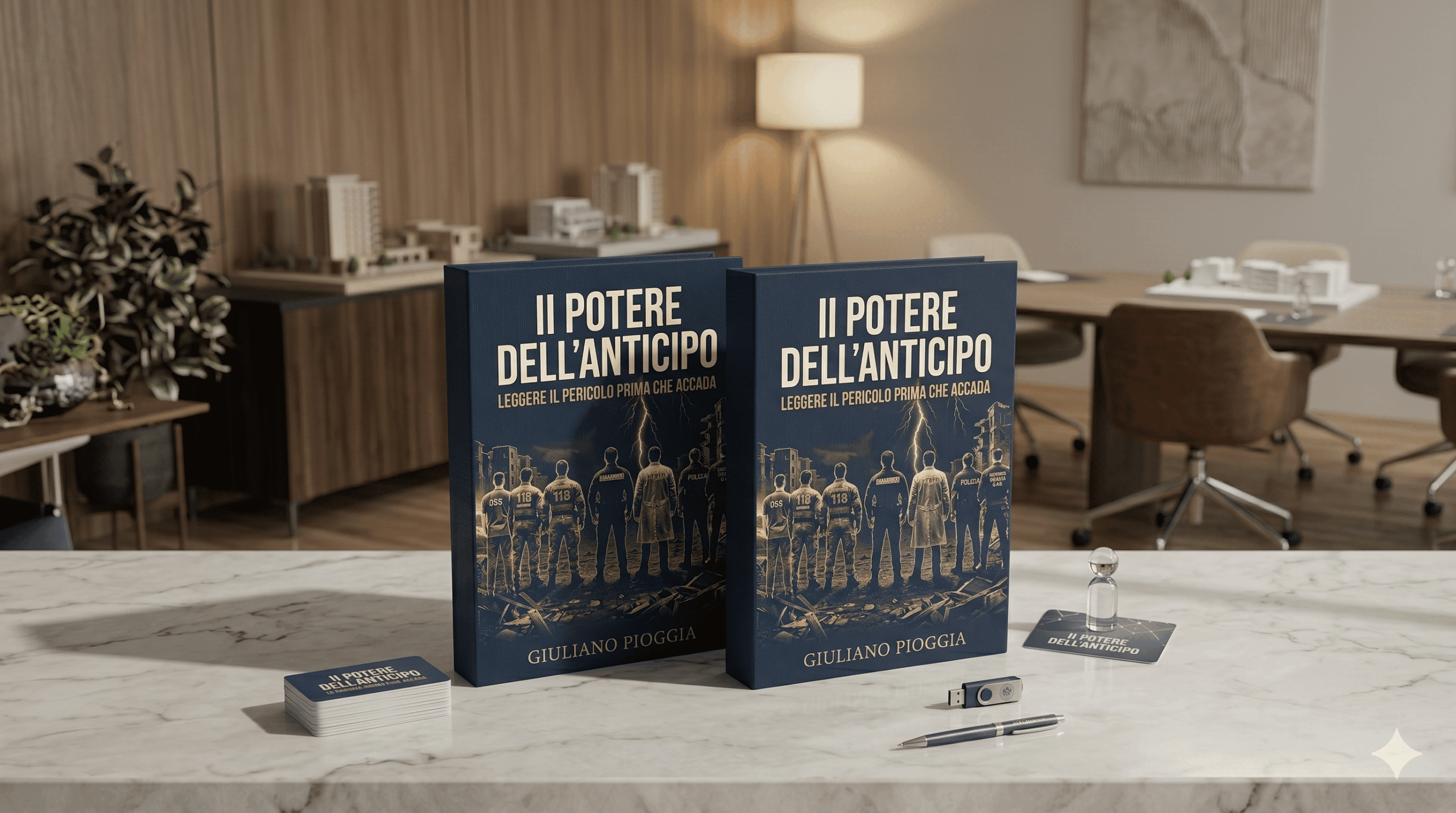 Due copie del manuale operativo Gestione Non Verbale nel Caos su una scrivania